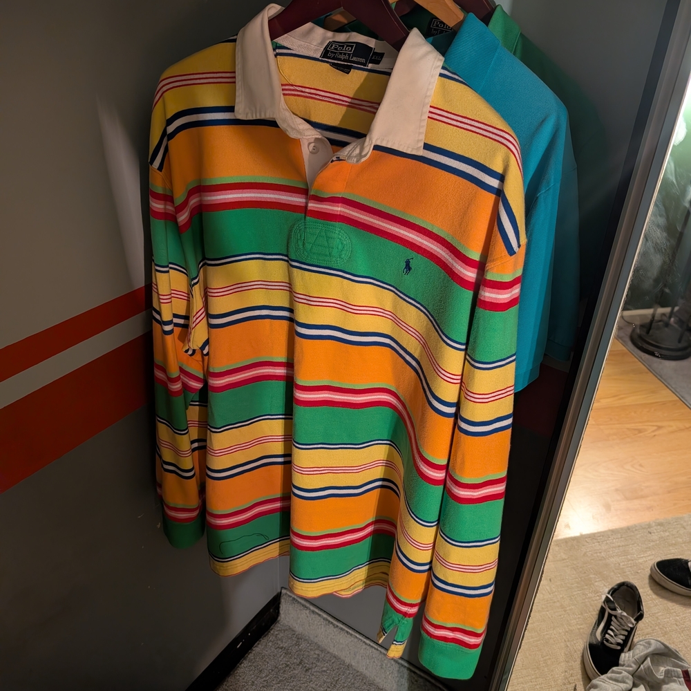 Ralph Lauren Multicolor Striped Rugby Polo Shirt